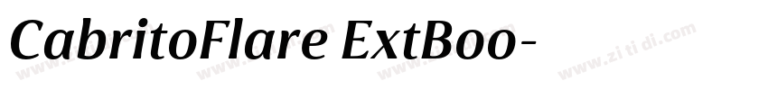 CabritoFlare ExtBoo字体转换